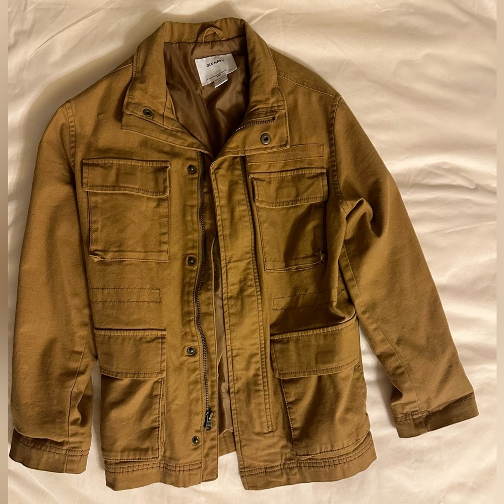 Boys Old Navy Cargo Jacket size L (11-12) in great condition